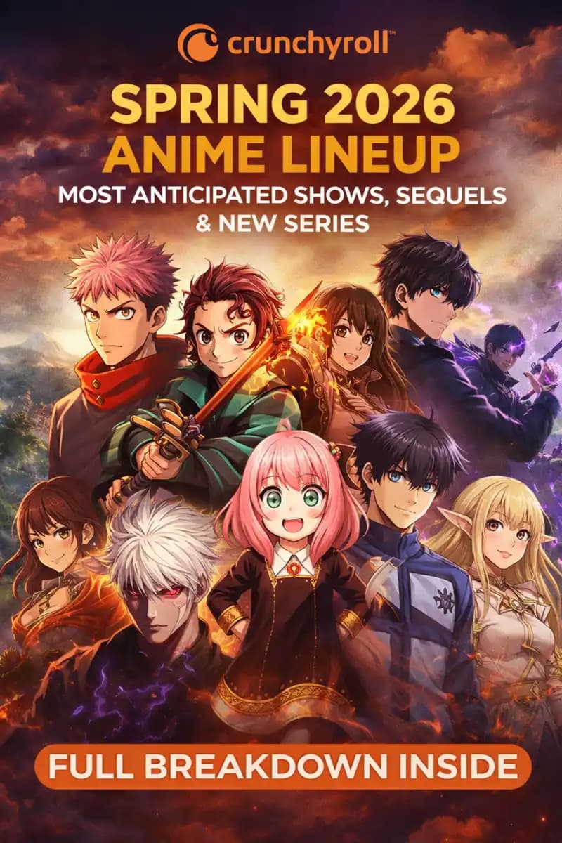 Crunchyroll Spring 2026 Anime Lineup – Top Shows, Sequels & New Releases Explained